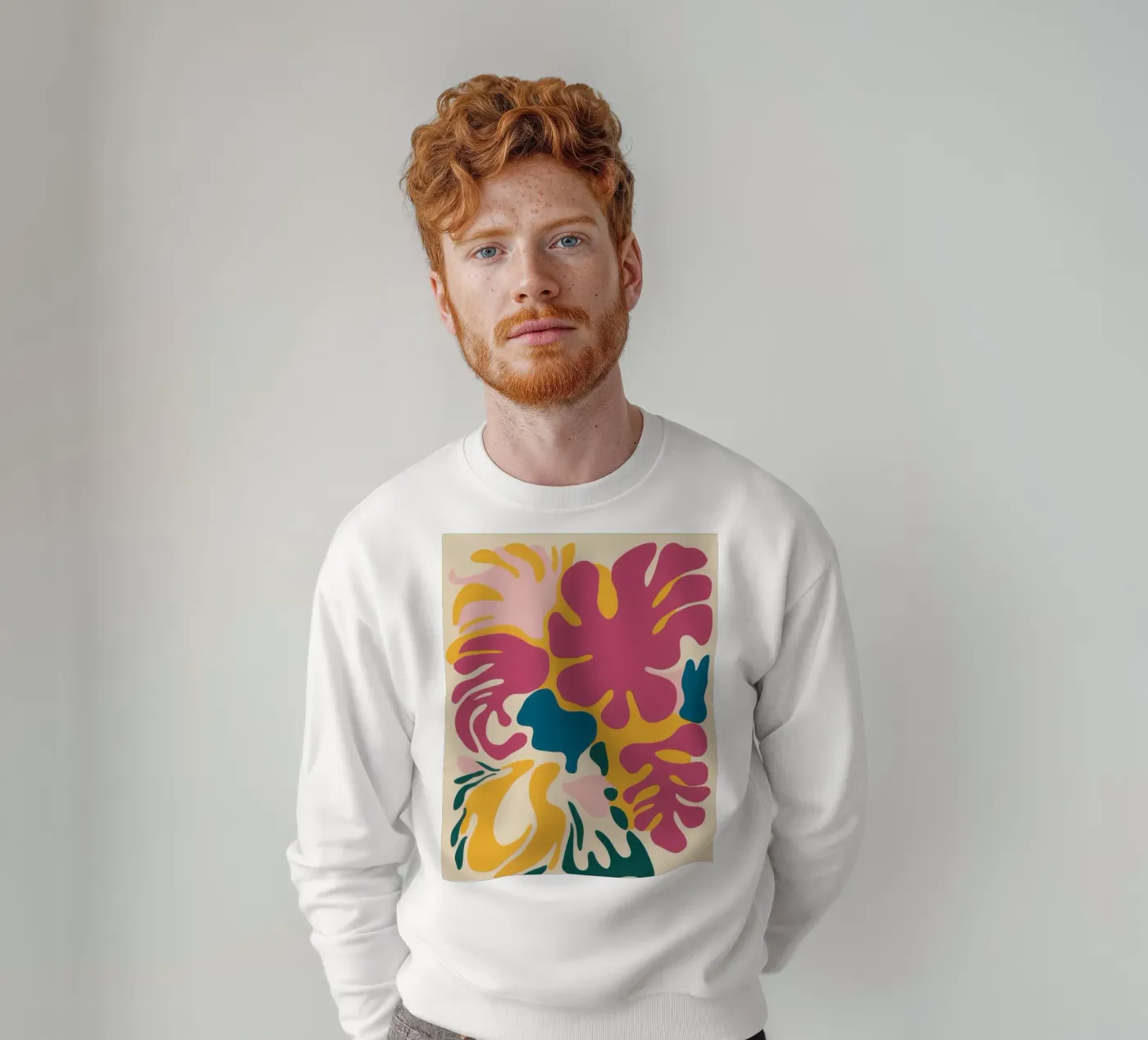 Chromatic Fluid Forms sweatshirt by Prism Ritual