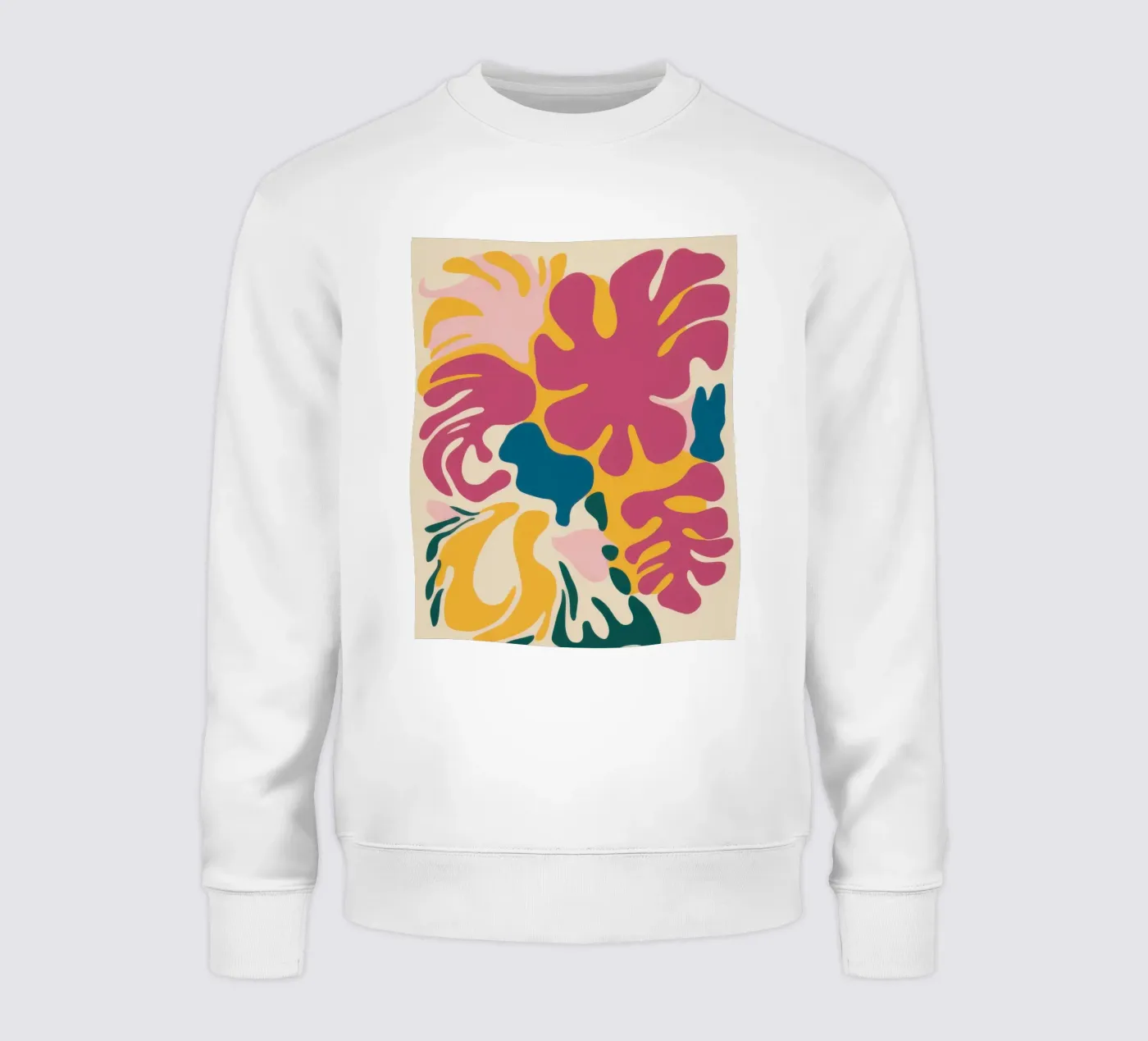 Chromatic Fluid Forms sweatshirt by Prism Ritual