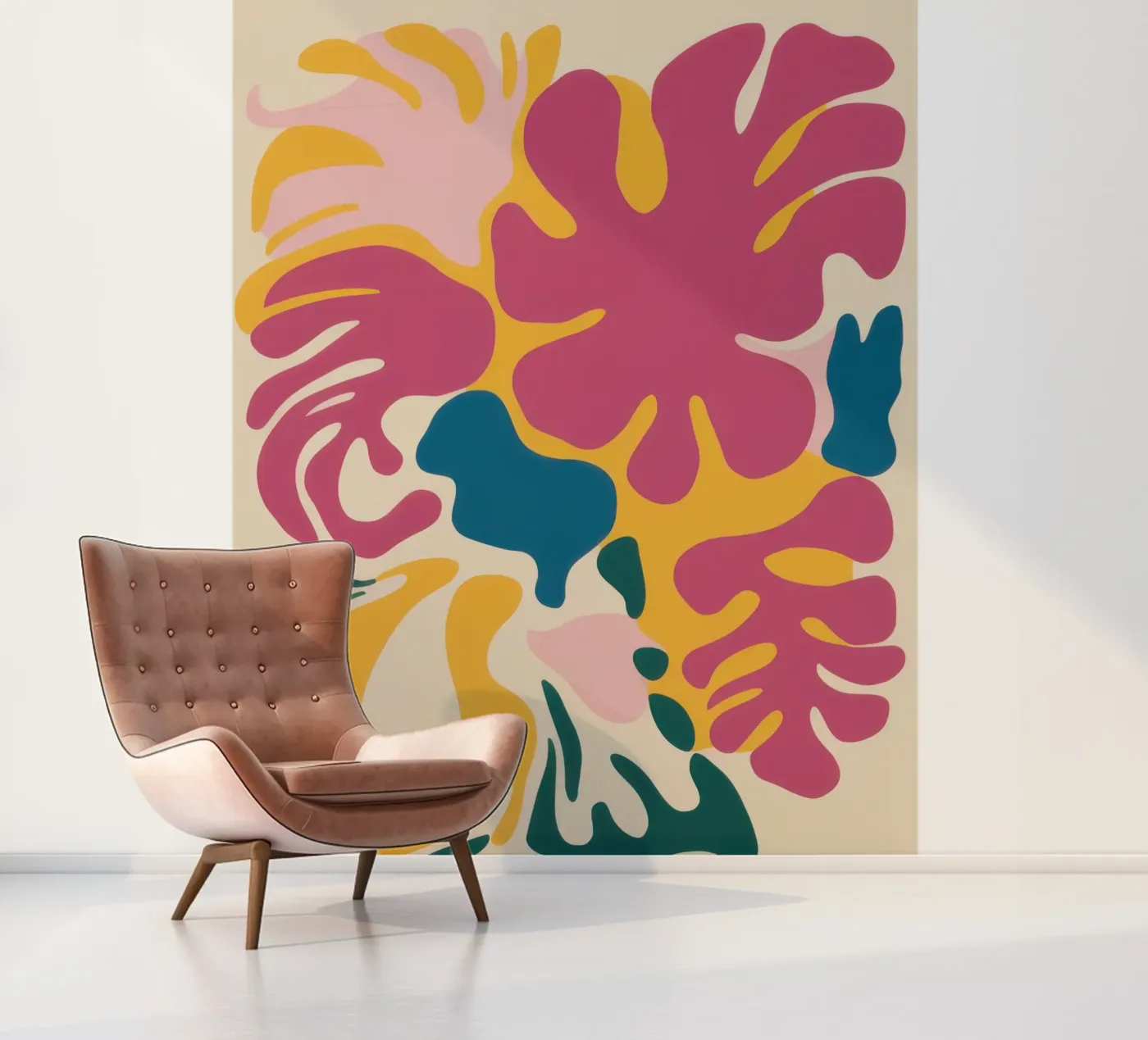 Chromatic Fluid Forms carta da parati fotografica da Prism Ritual