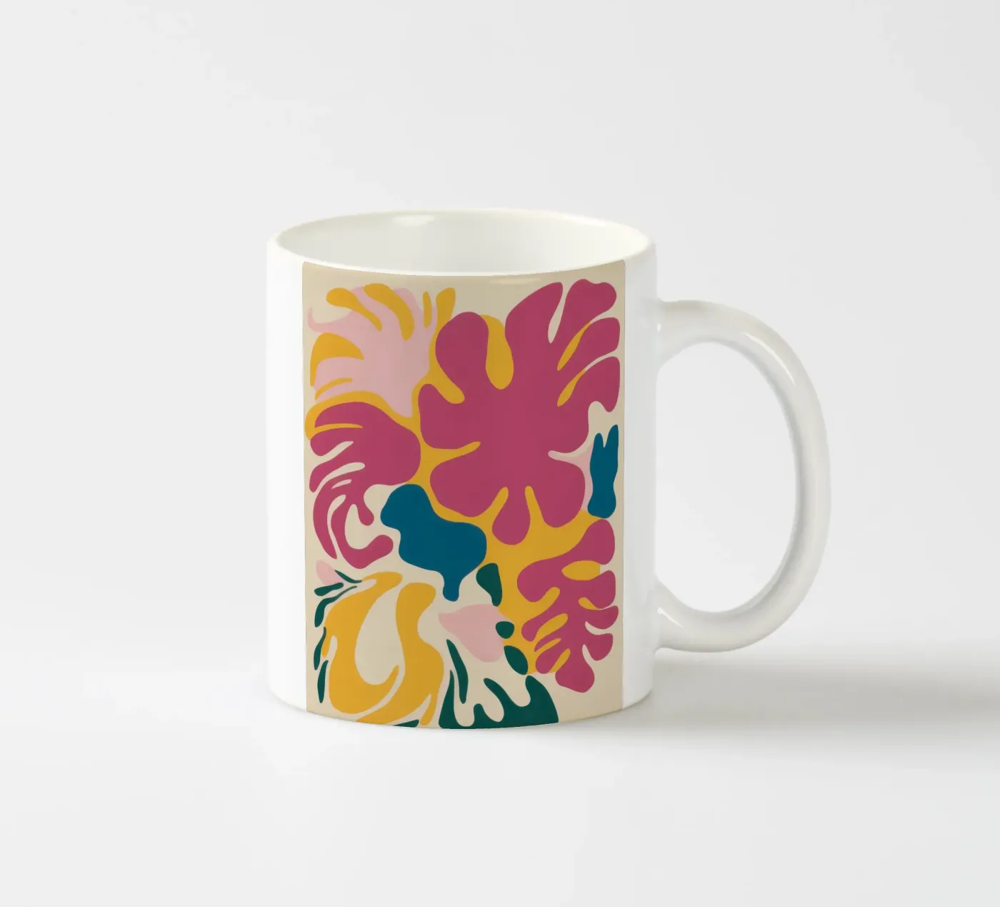 Chromatic Fluid Forms Keramik Tasse von Prism Ritual