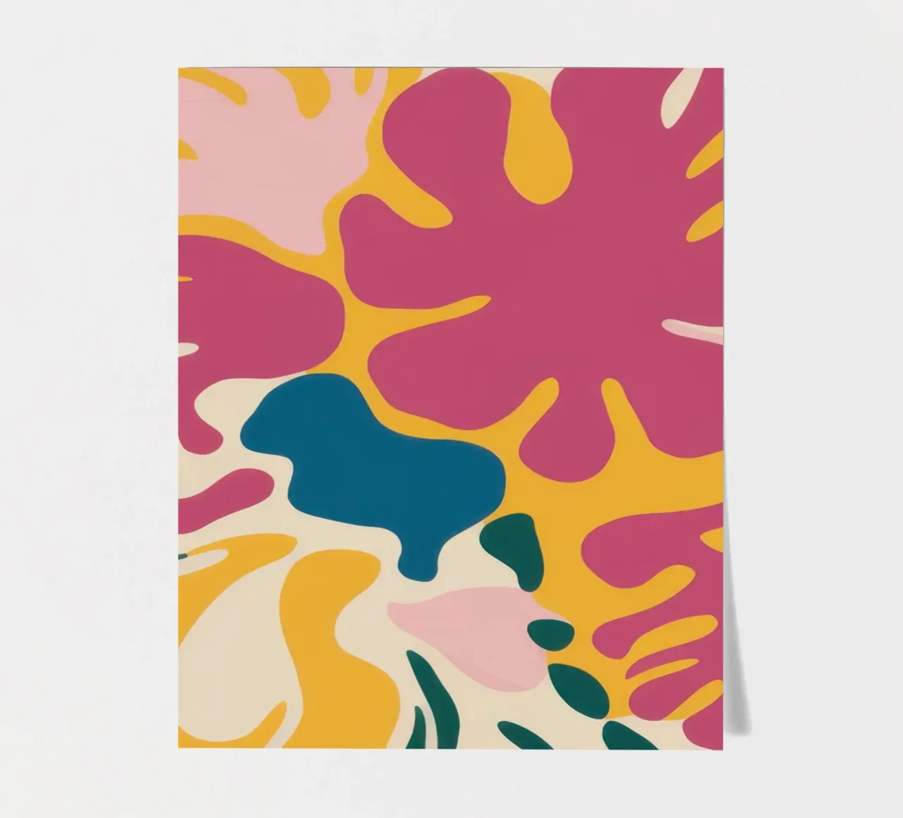 Chromatic Fluid Forms sticker sheet by Prism Ritual