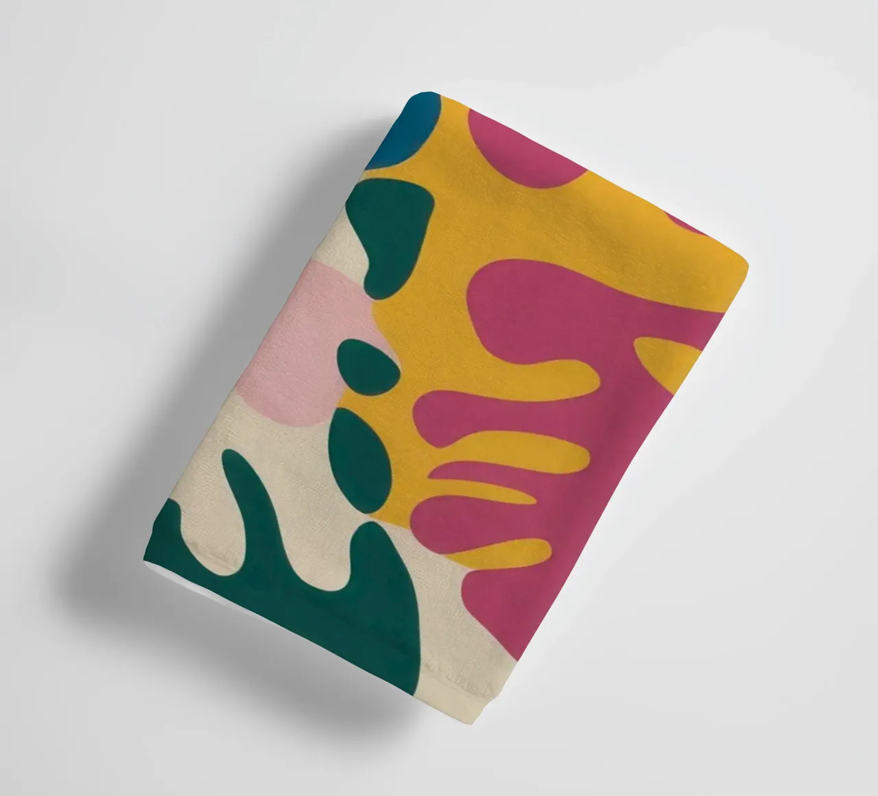 Chromatische vloeistofvormen badhanddoek van Prism Ritual