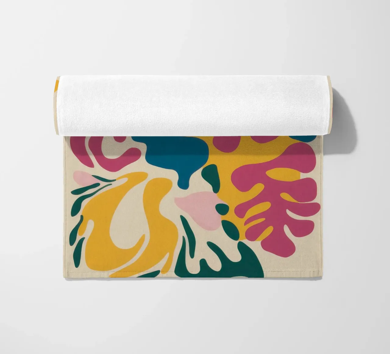 Forme fluide cromatiche telo mare da Prism Ritual