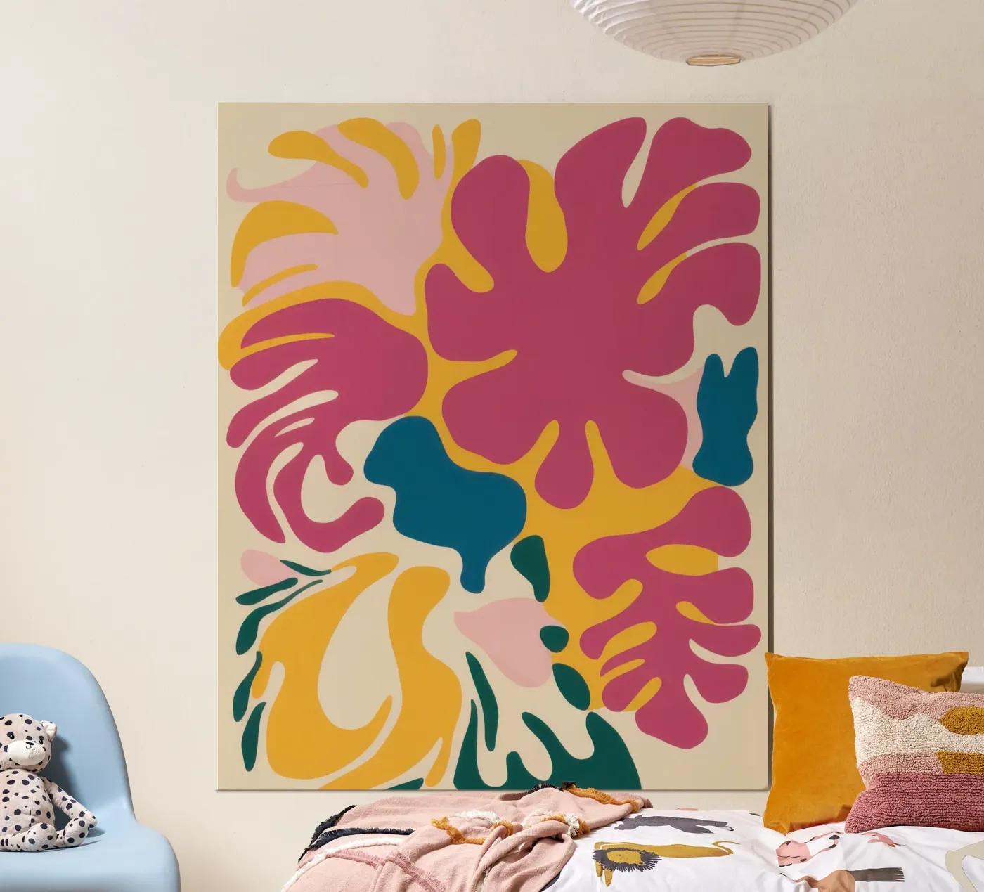 Chromatic Fluid Forms Poster von Prism Ritual