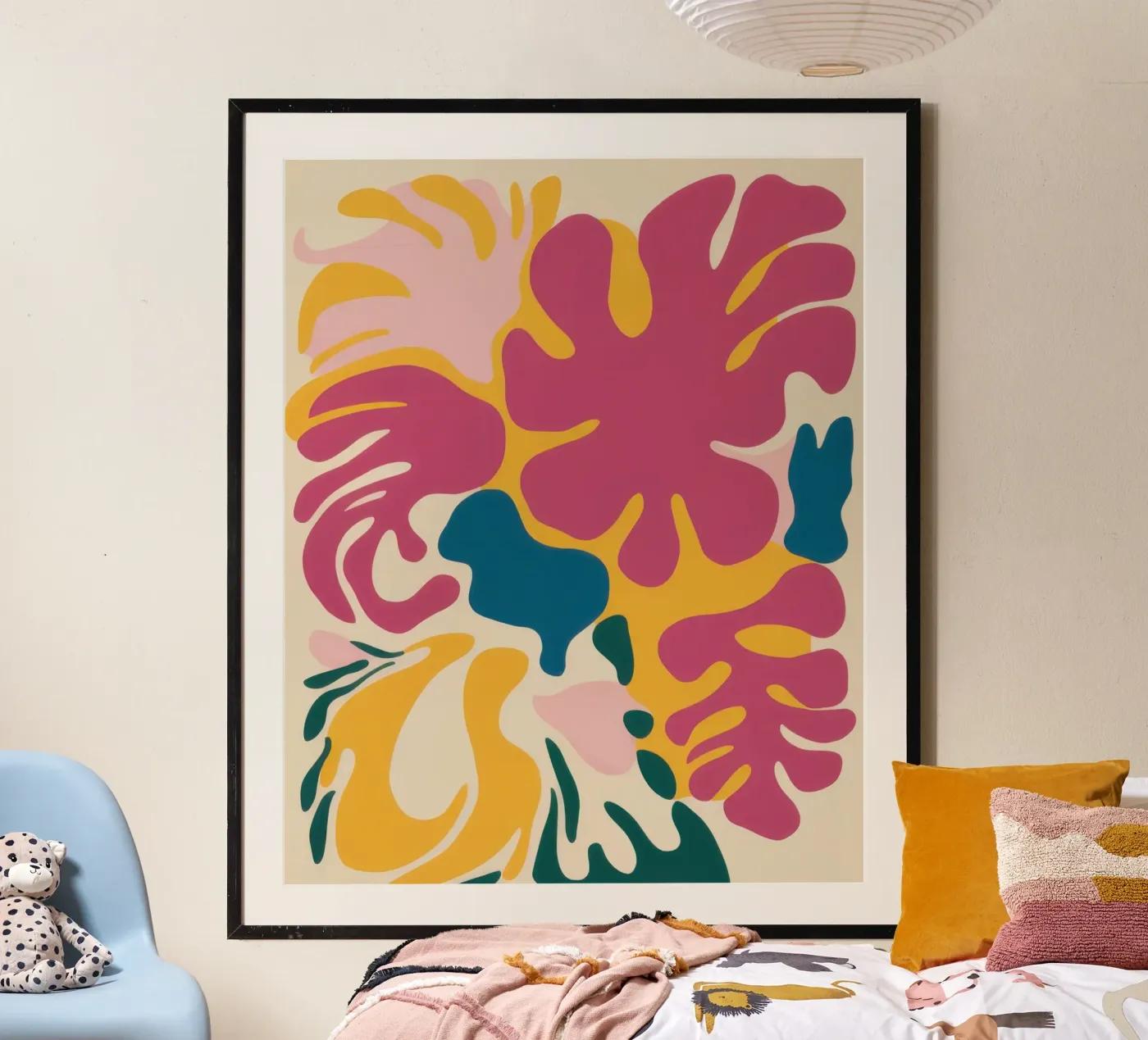 Chromatic Fluid Forms Poster von Prism Ritual