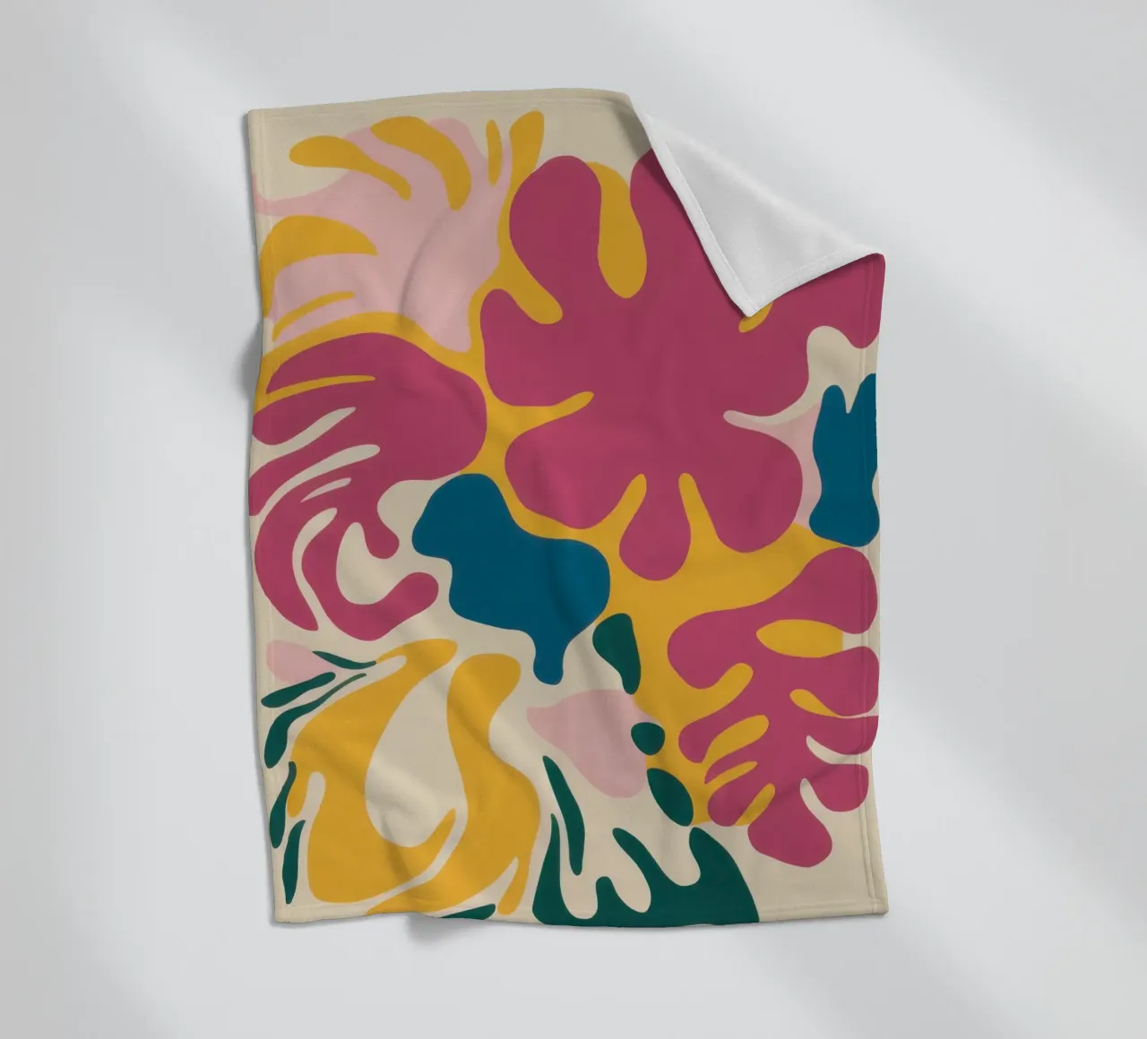 Chromatic Fluid Forms Fleecedecke von Prism Ritual