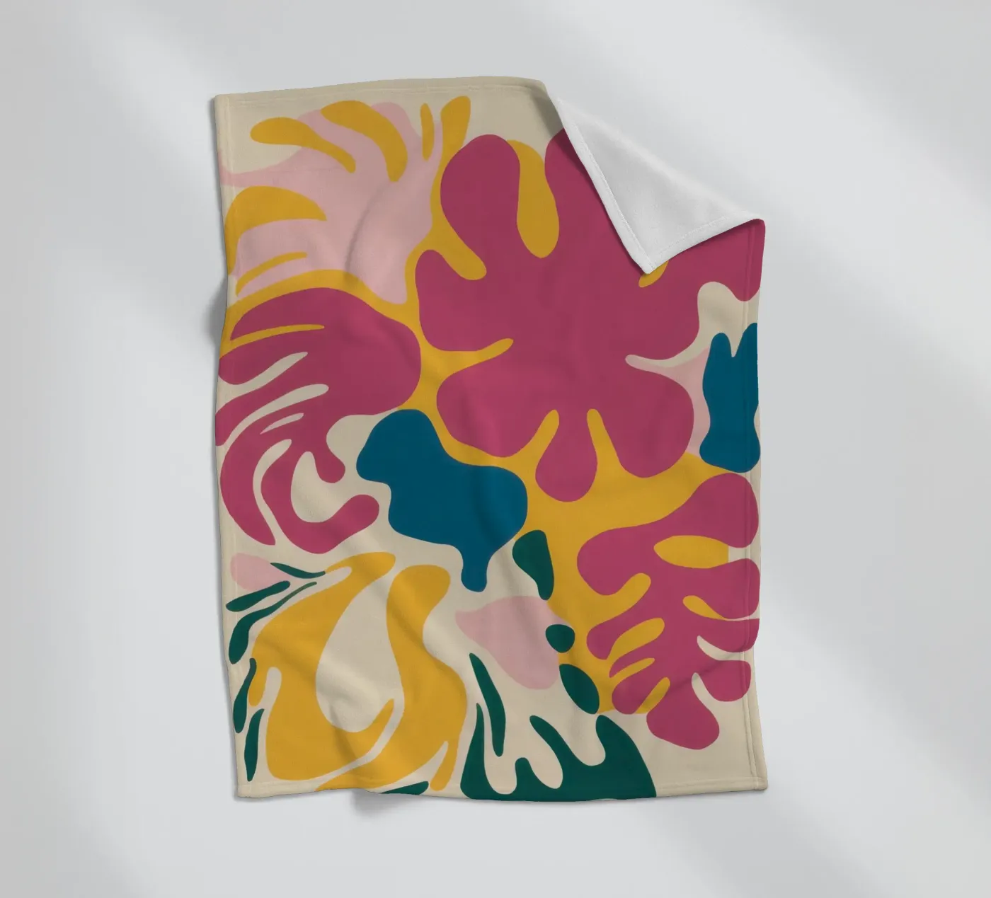 Chromatische vloeistofvormen fleecedeken van Prism Ritual