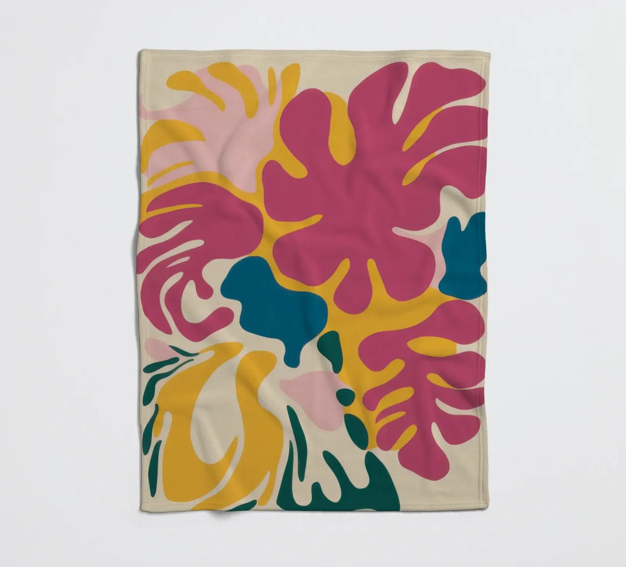 Chromatic Fluid Forms Fleecedecke von Prism Ritual