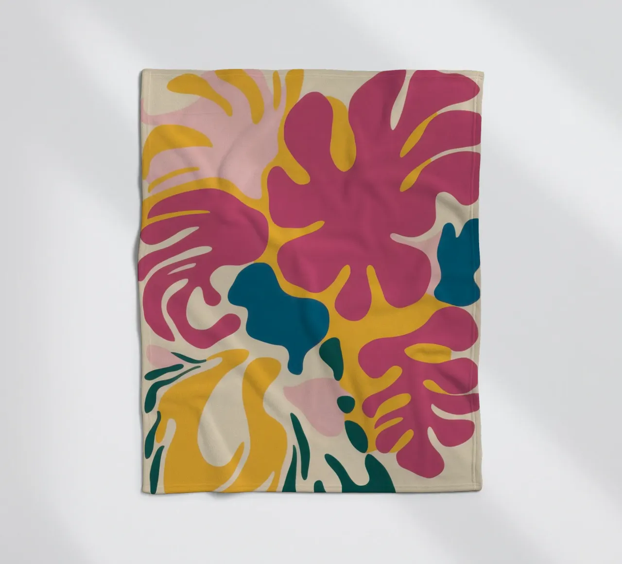 Chromatic Fluid Forms Fleecedecke von Prism Ritual