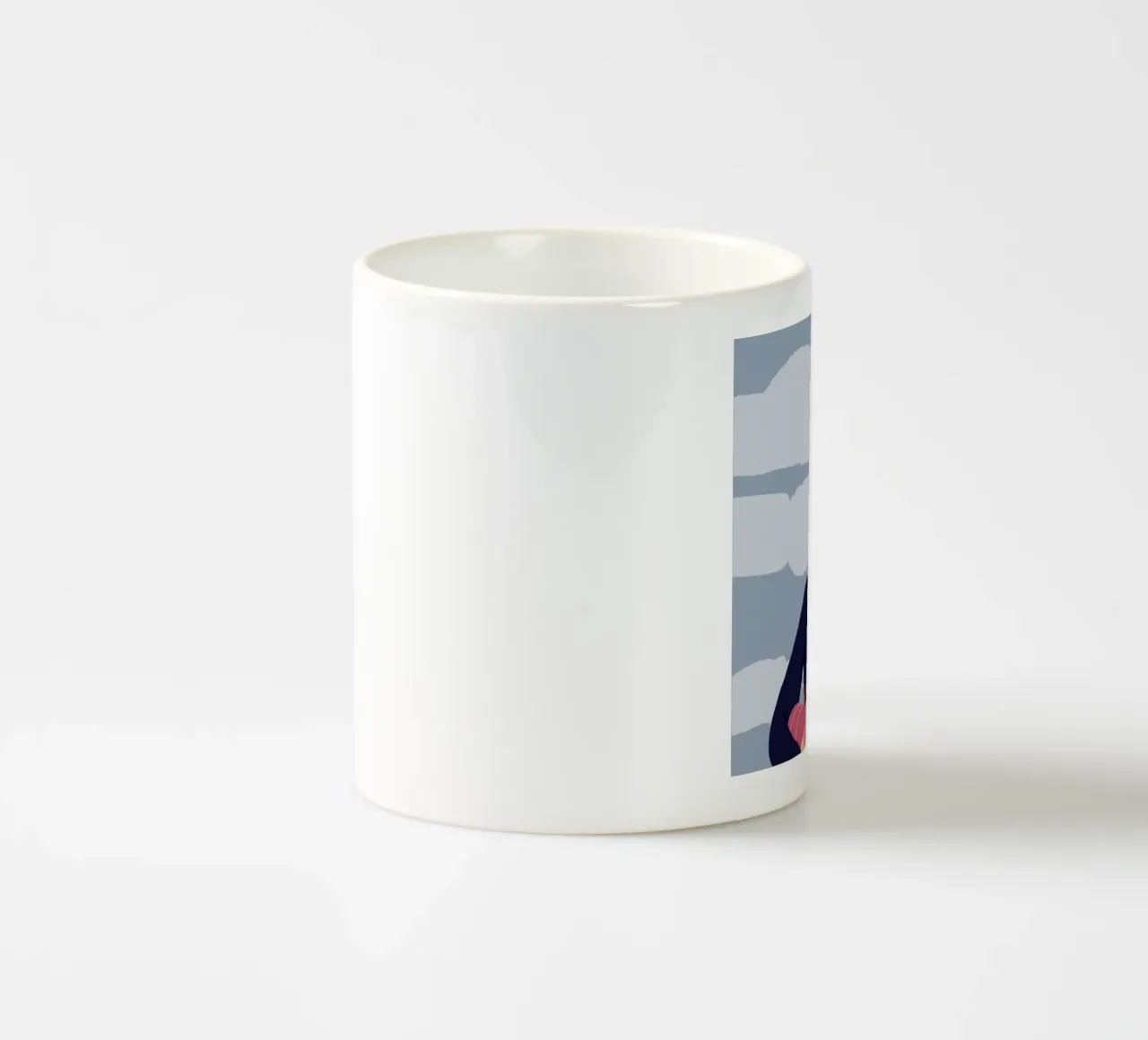 Ritratto del freddo tazza in ceramica da Mythy Brush
