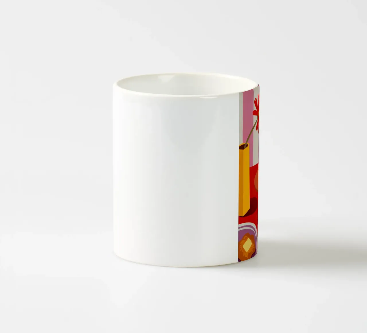 Rituale mattutino a righe tazza in ceramica da Giant Foxs