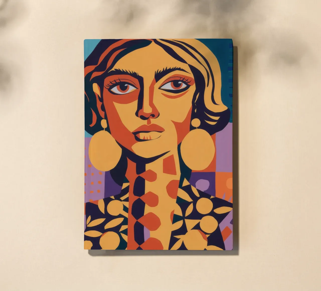 Gilded Muse Portrait notebook by Flock Reverie