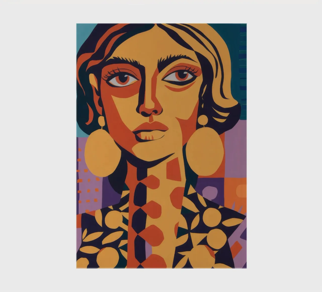 Gilded Muse Portrait notebook by Flock Reverie