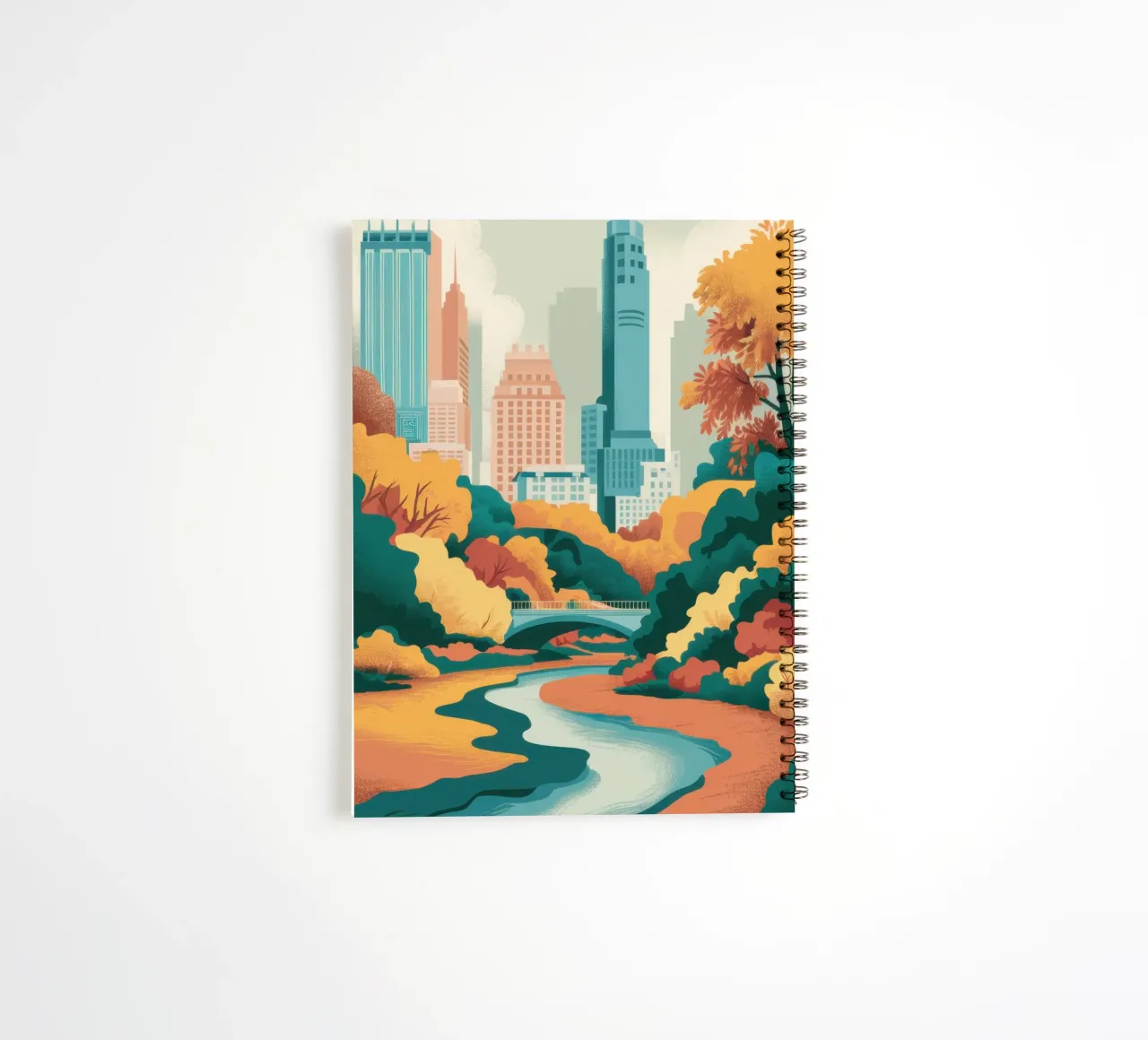 An Autumn Afternoon spiral notebook by Ink Pulse