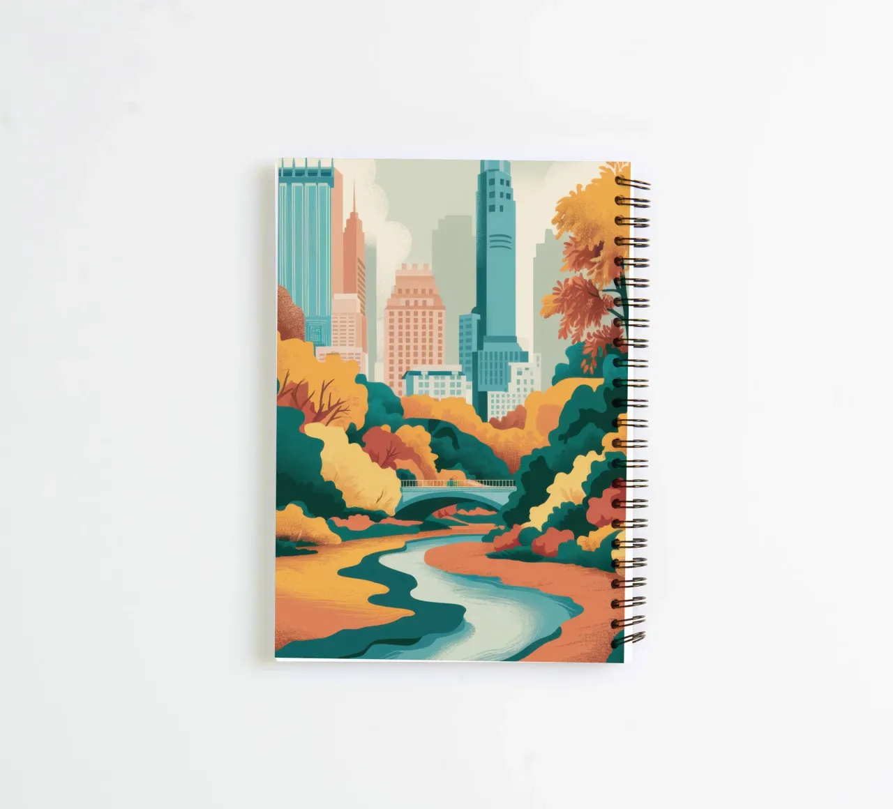 An Autumn Afternoon spiral notebook by Ink Pulse