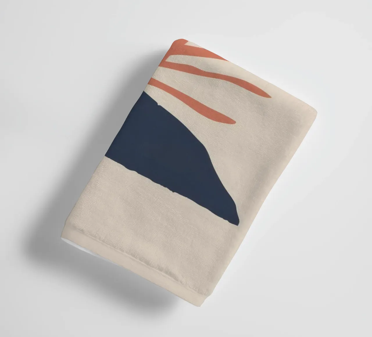 Beige Botanisch Evenwicht badhanddoek van Dream Gesso