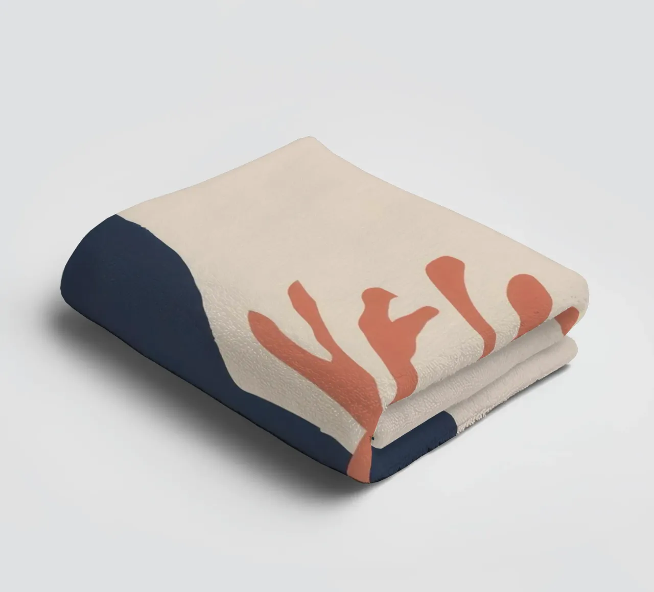 Beige Botanisch Evenwicht badhanddoek van Dream Gesso