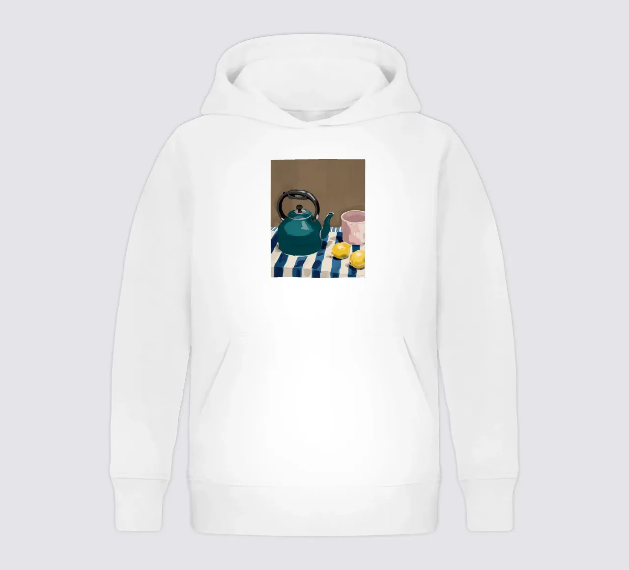 Teatime Stripe Tranquility felpa bambino con cappuccio da Giant Foxs