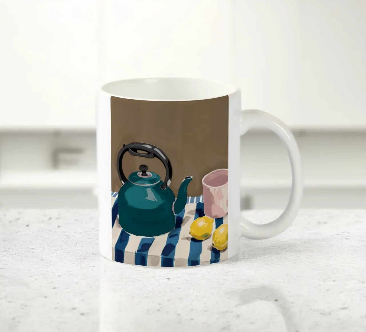 Teatime Stripe Tranquility tazza in ceramica da Giant Foxs