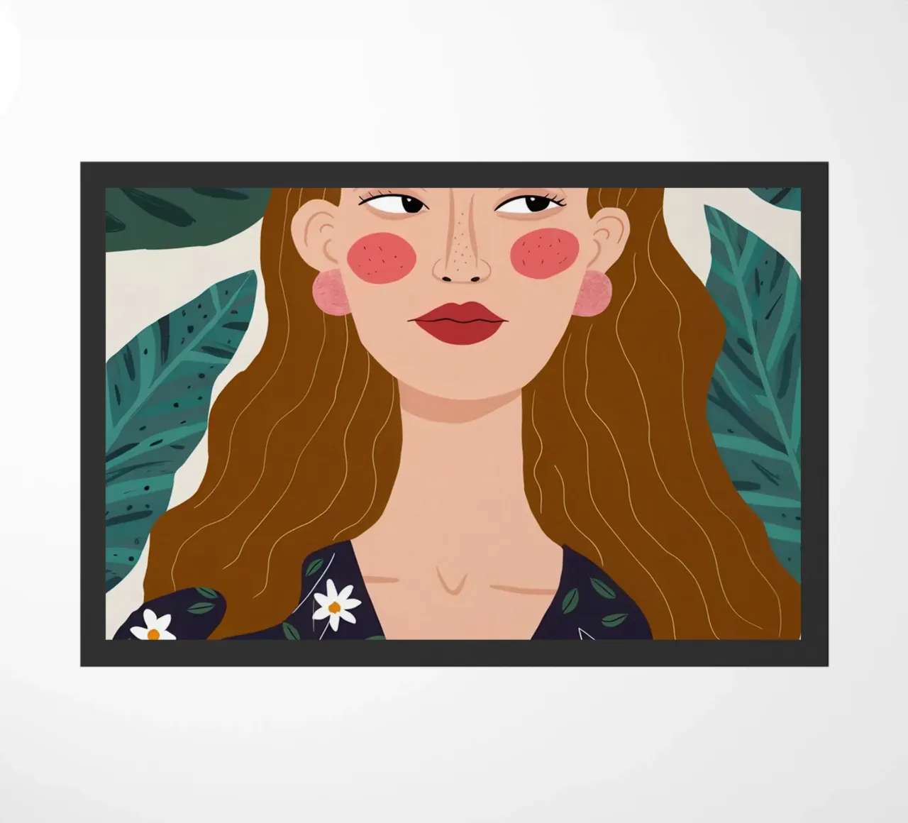 Stargazer Garden doormat by Mythy Brush
