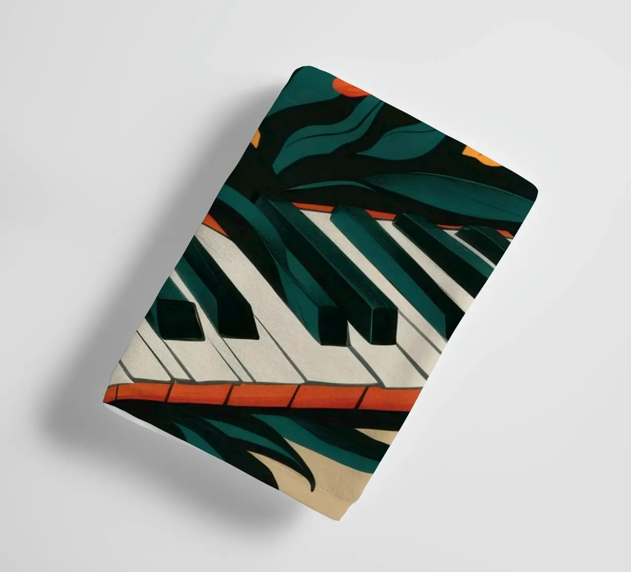 Sonata in Orange asciugamano da bagno da Ink Pulse