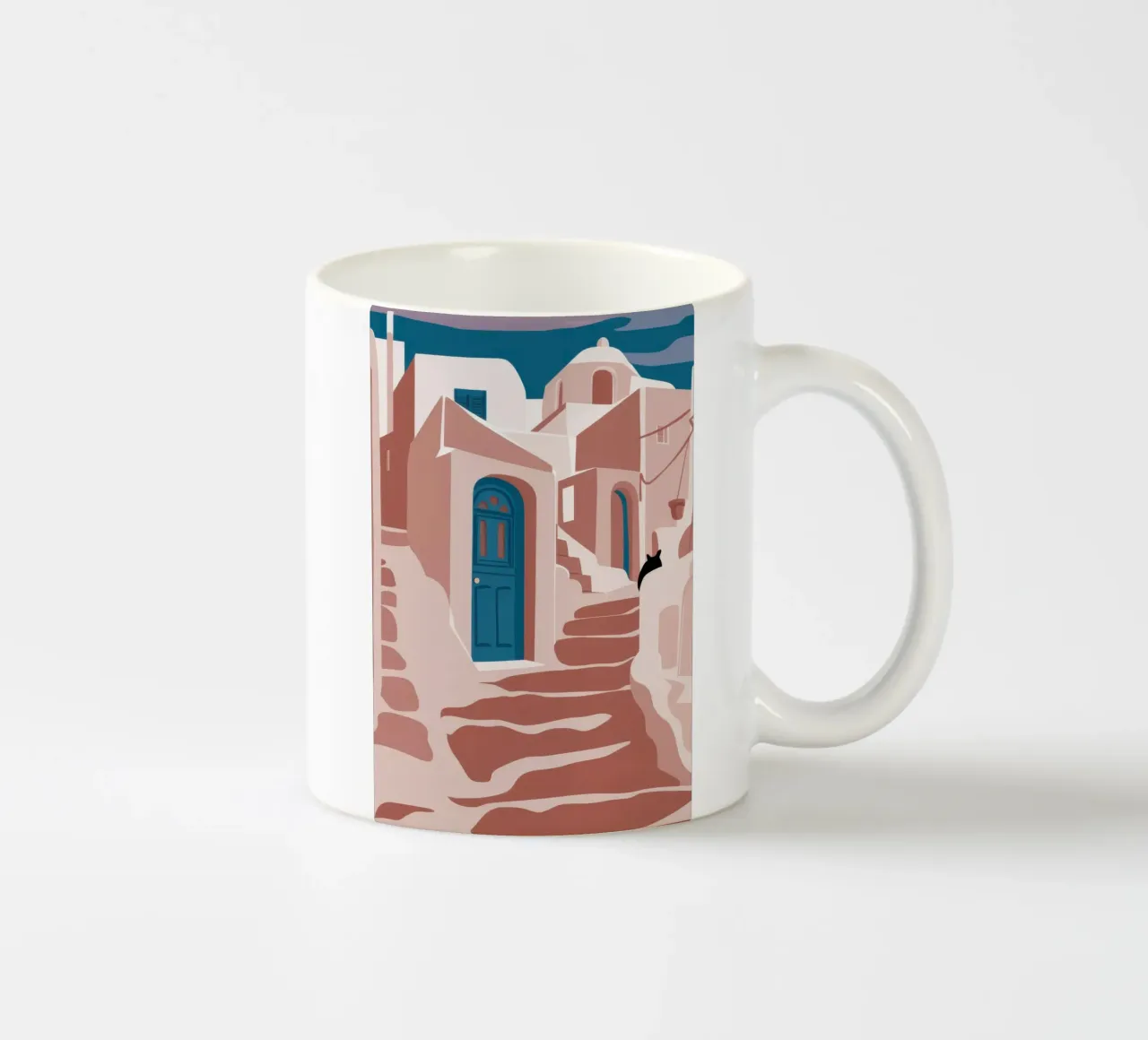 Passi di Santorini tazza in ceramica da Flock Reverie