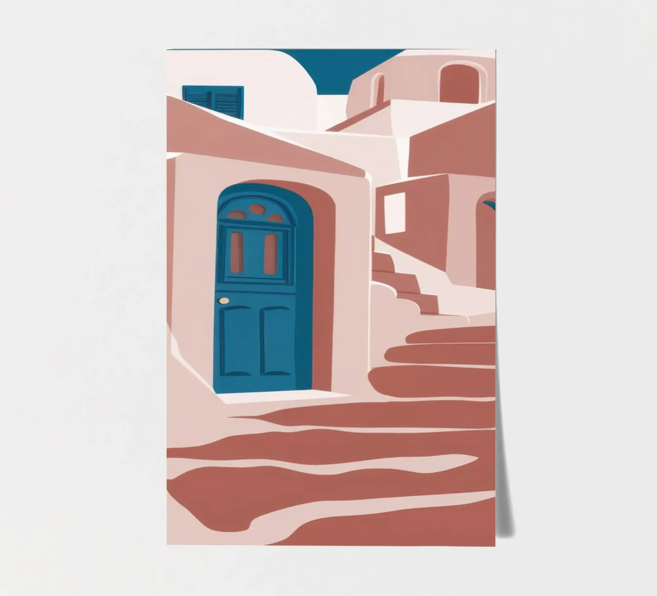 Passi di Santorini foglio adesivo da Flock Reverie