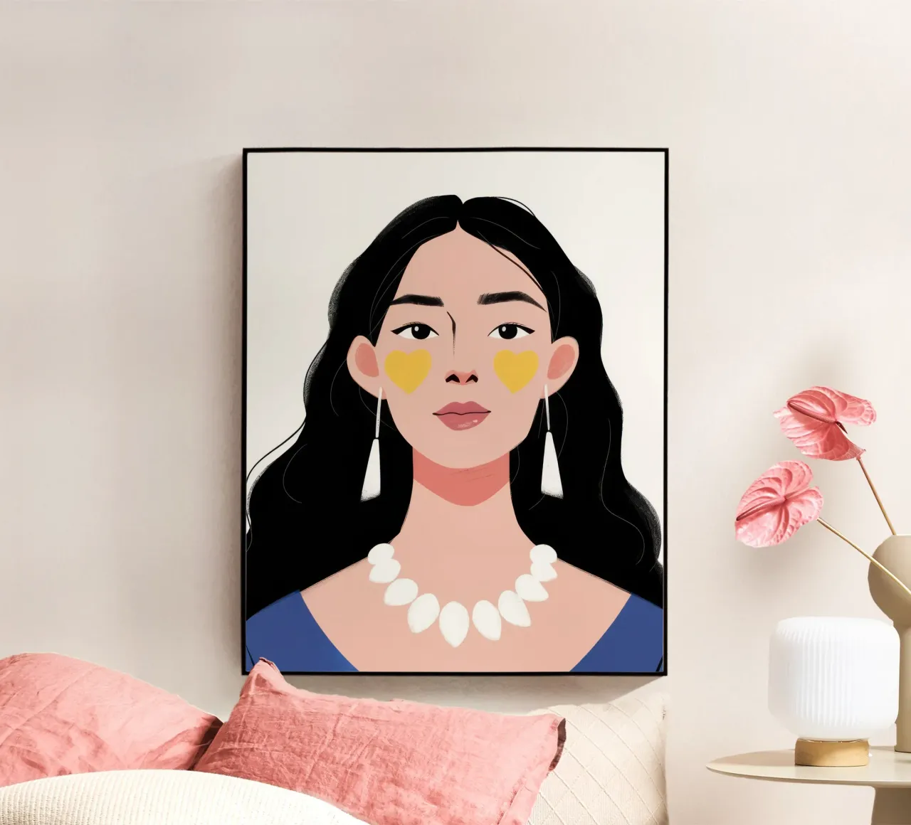 Golden Pearl Gaze acrylic glass by Giant Foxs