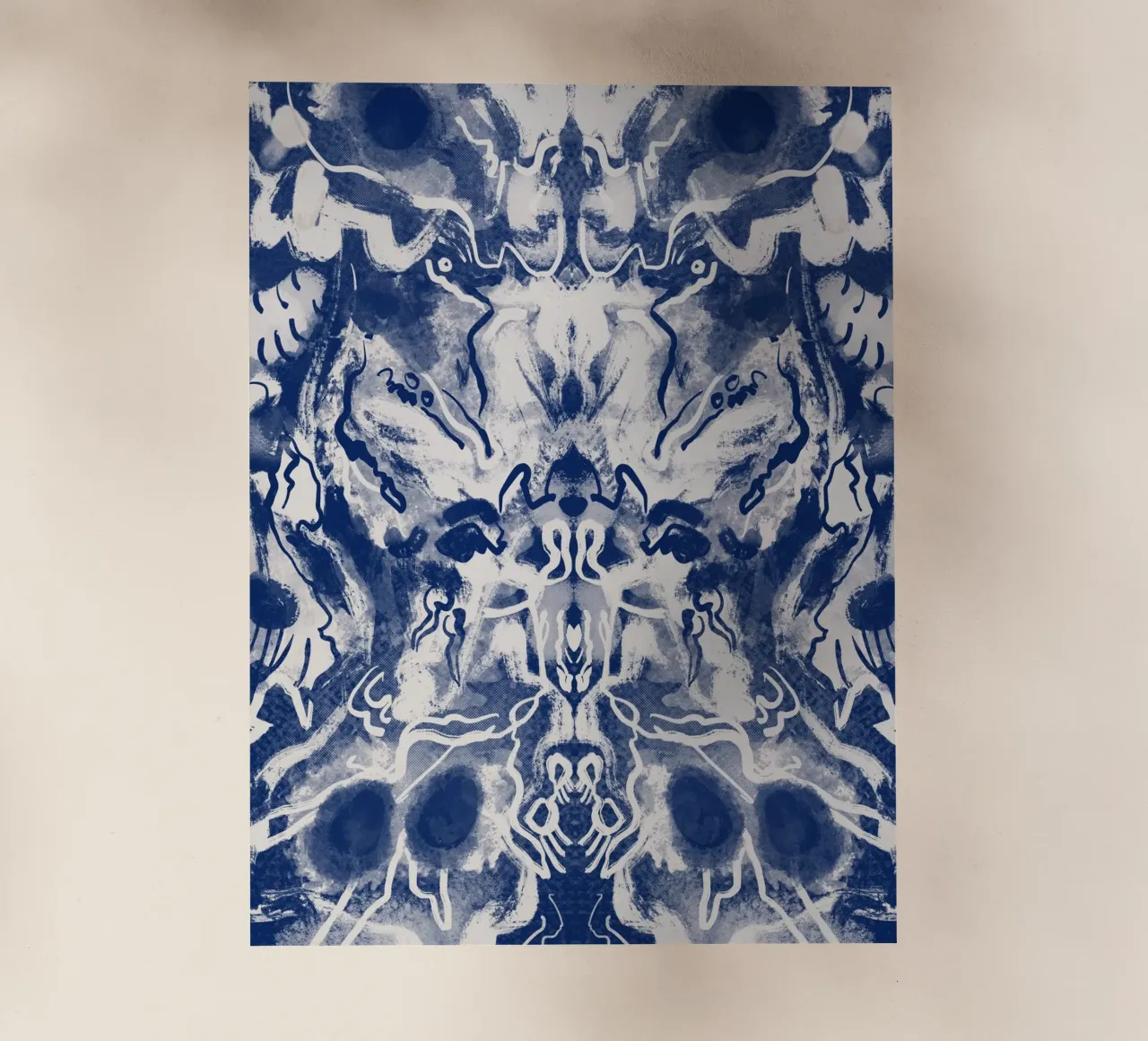 Cina blu rorschach 03 pellicola backlit da Little Dean