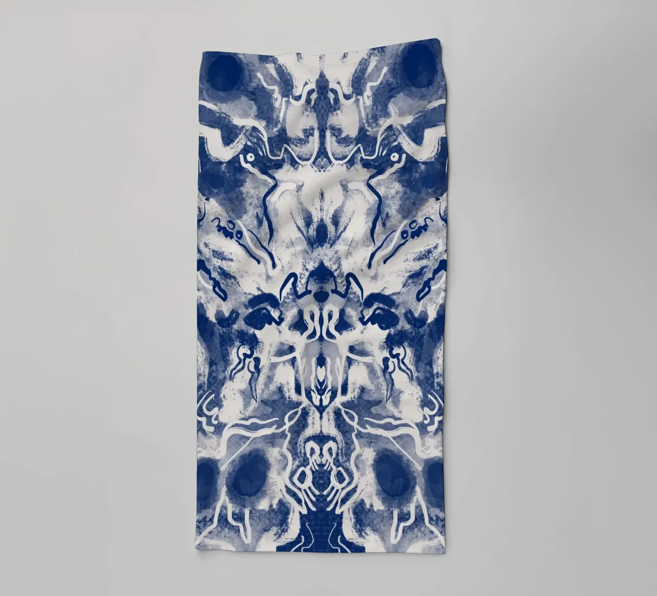 Cina blu rorschach 03 asciugamano da bagno da Little Dean
