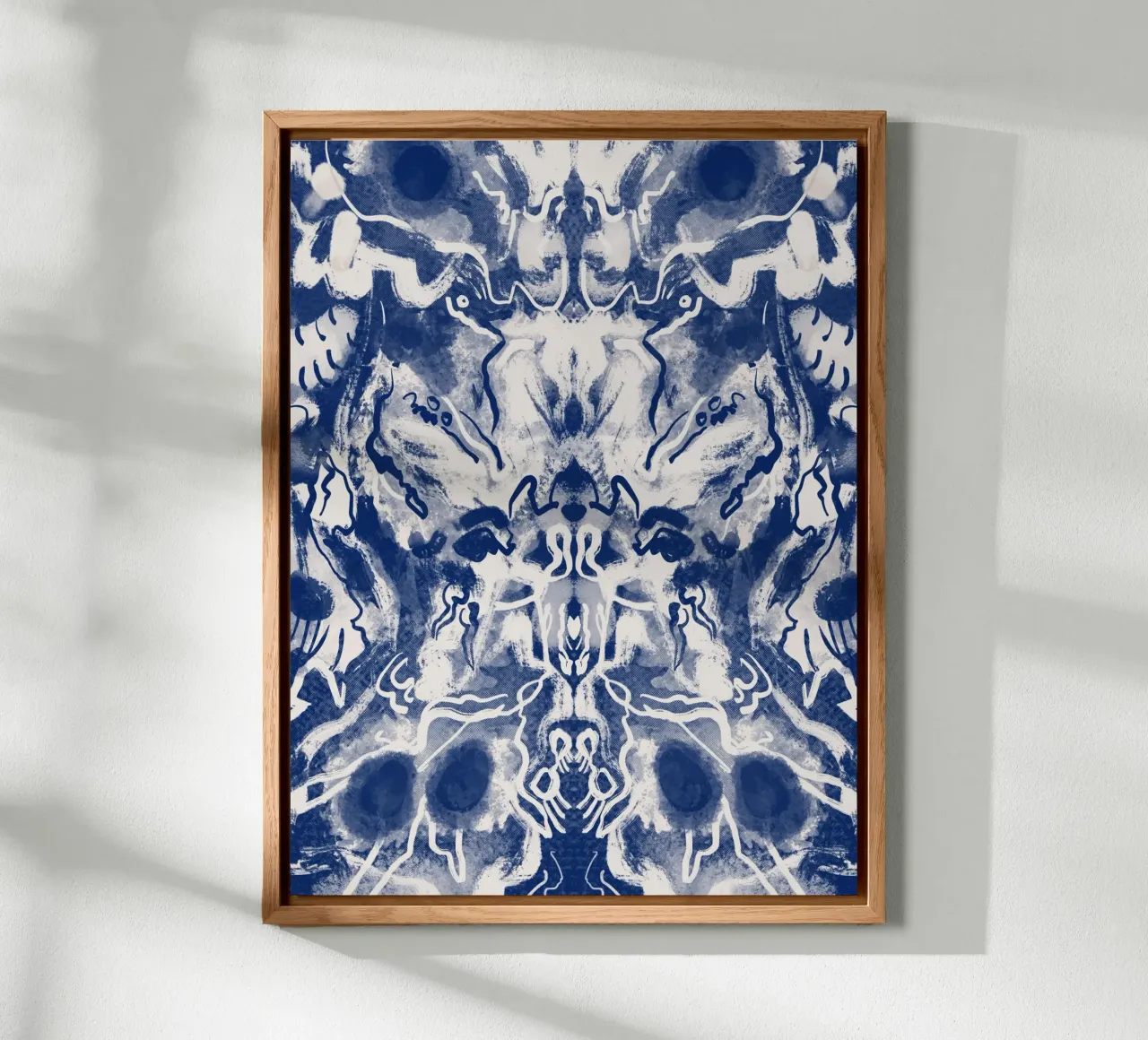 China blue rorschach 03 forex plate by Little Dean