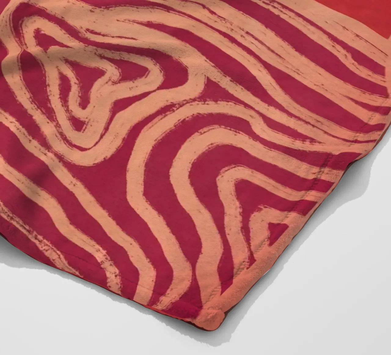 Orizzonte rosso coperta in pile da Little Dean