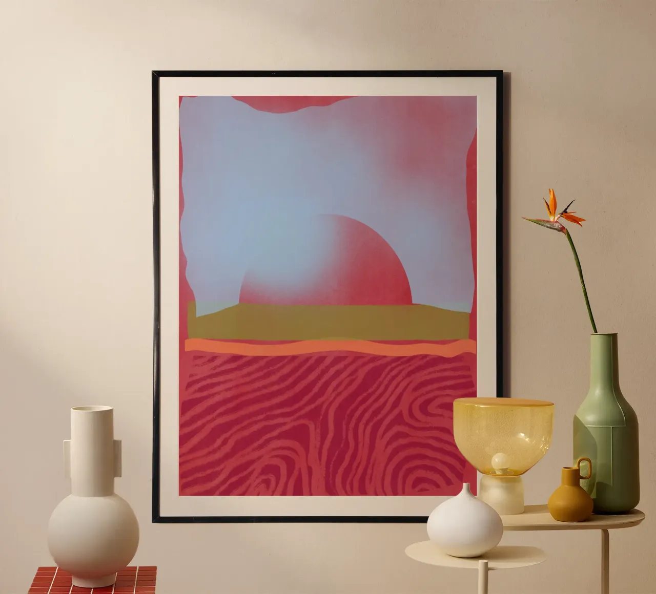 Blu orizzonte poster da Little Dean