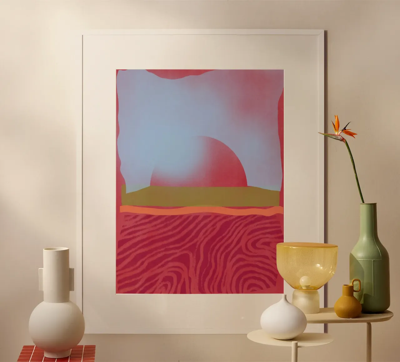 Blu orizzonte poster da Little Dean