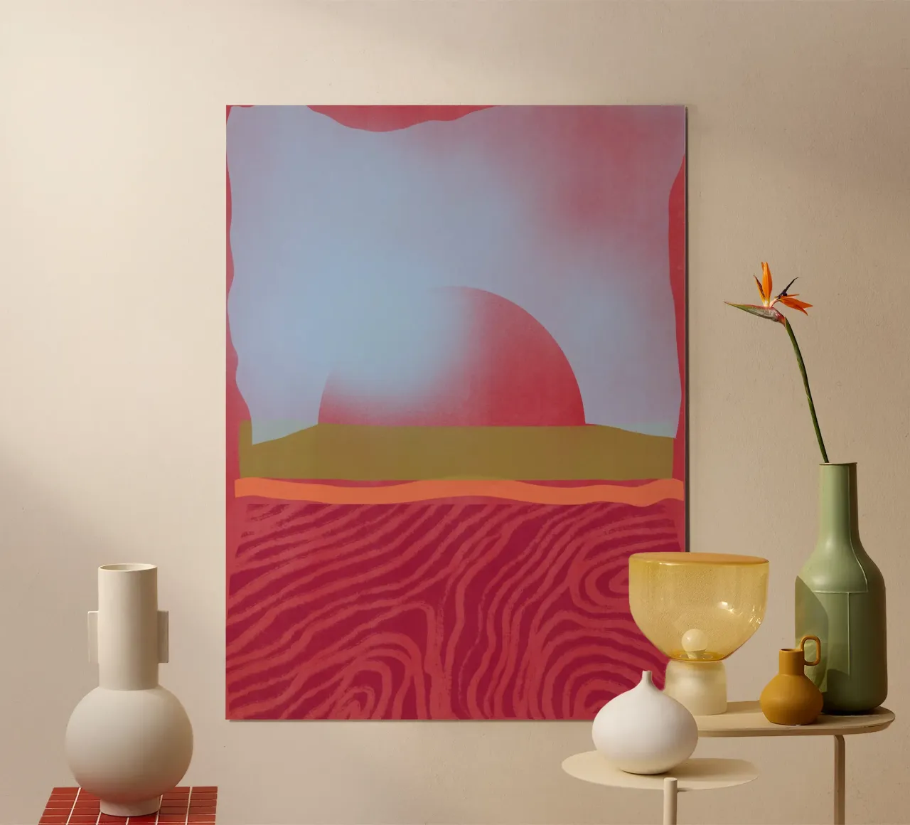 Blu orizzonte poster da Little Dean