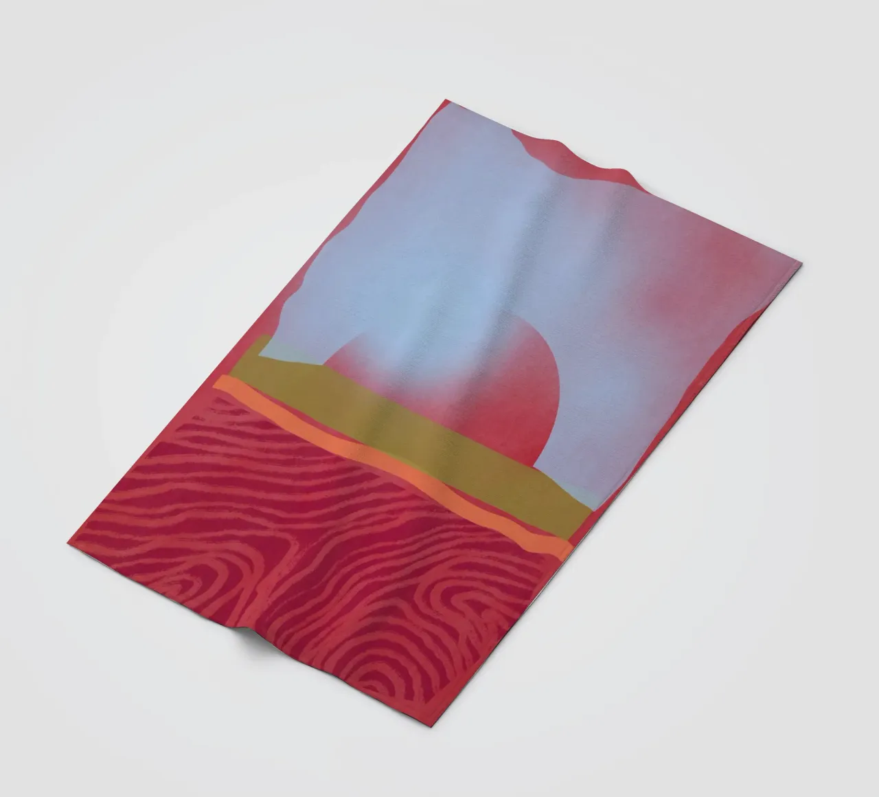 Blu orizzonte coperta in pile da Little Dean