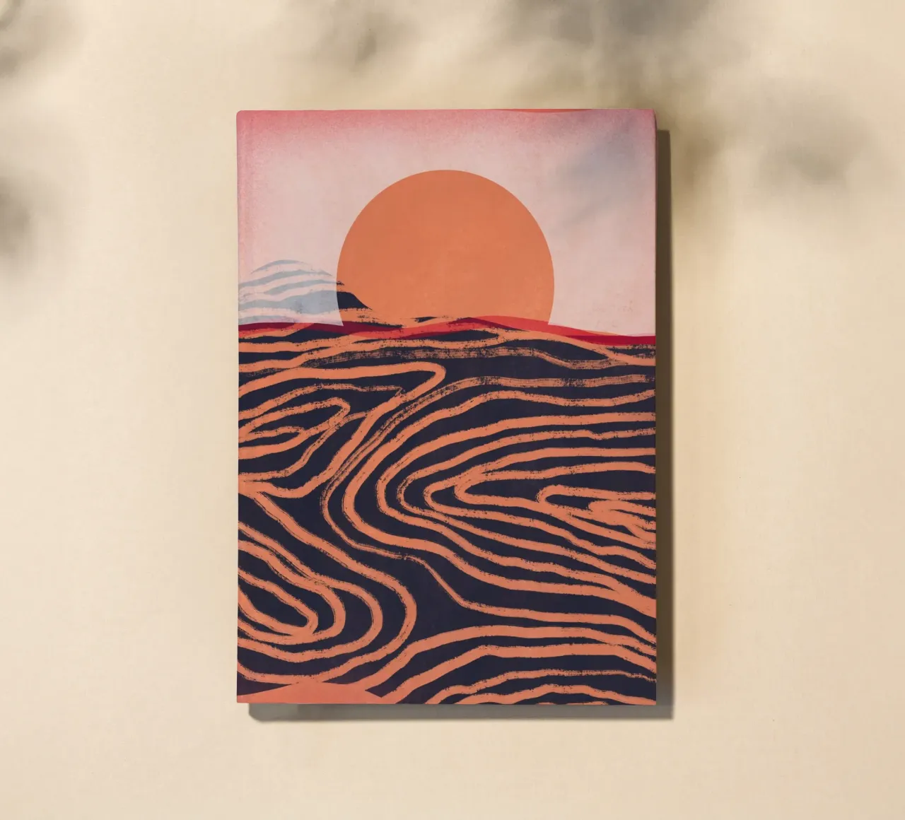 Horizont orange Notizbuch von Little Dean