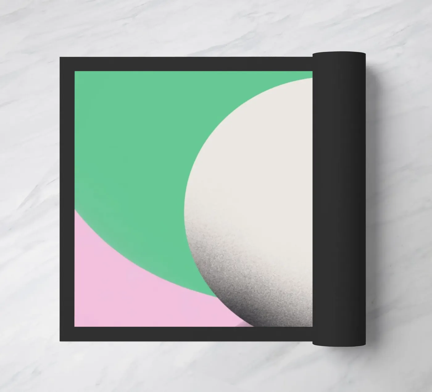 Mint Fußmatte von Little Dean