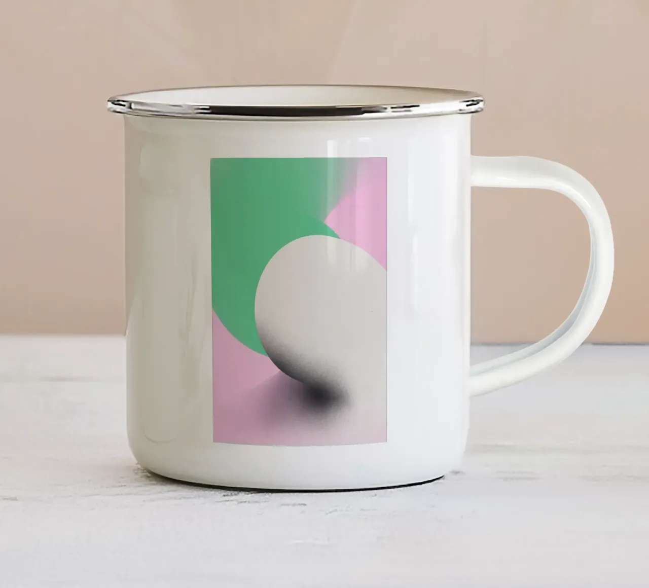 Menta tazza in smalto da Little Dean