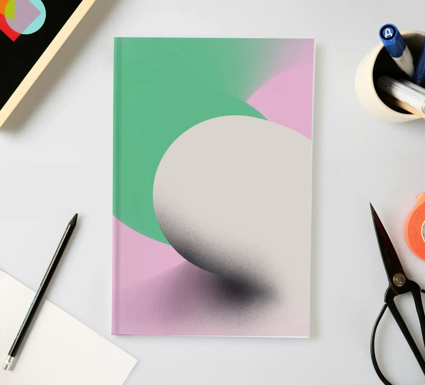 Mint notebook by Little Dean