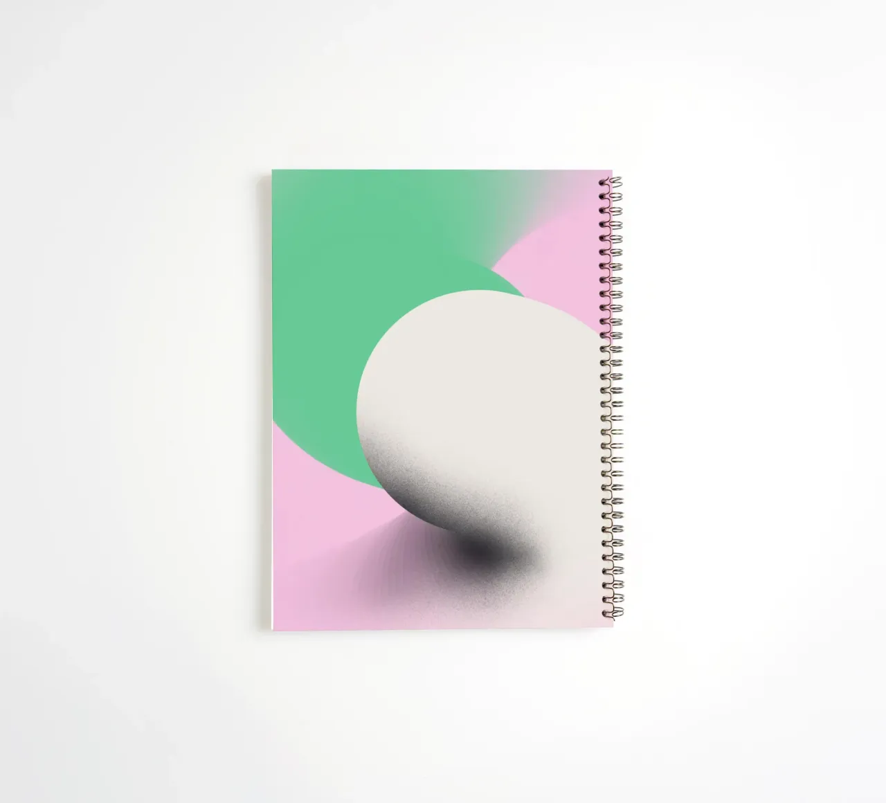Mint spiral notebook by Little Dean