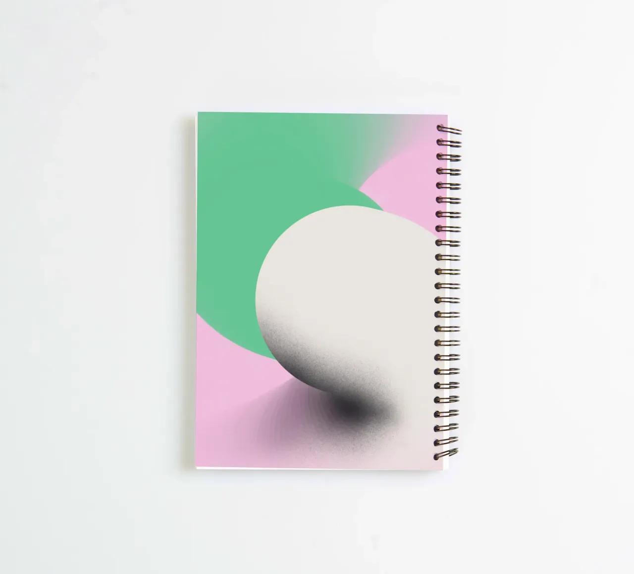 Mint spiral notebook by Little Dean