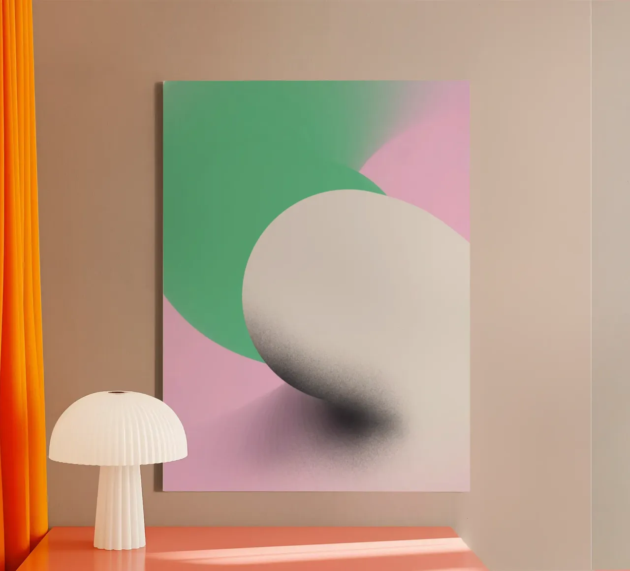 Mint canvas by Little Dean