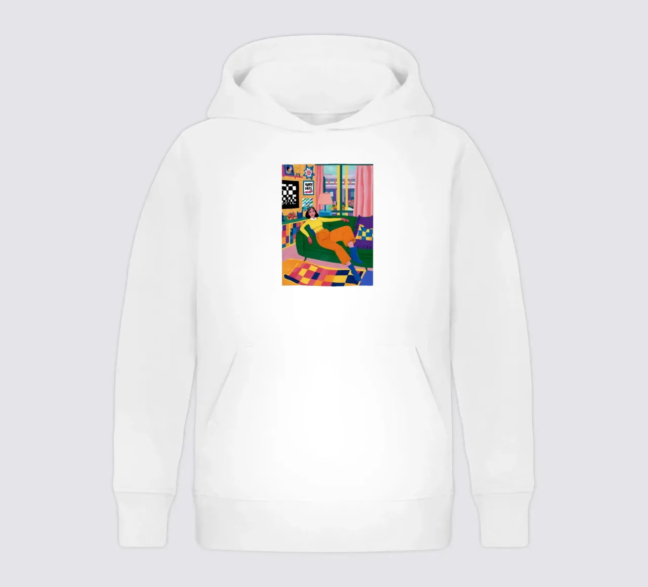 Schlummern Schachbrettmuster Traum Kinder Hoodie von Dream Gesso