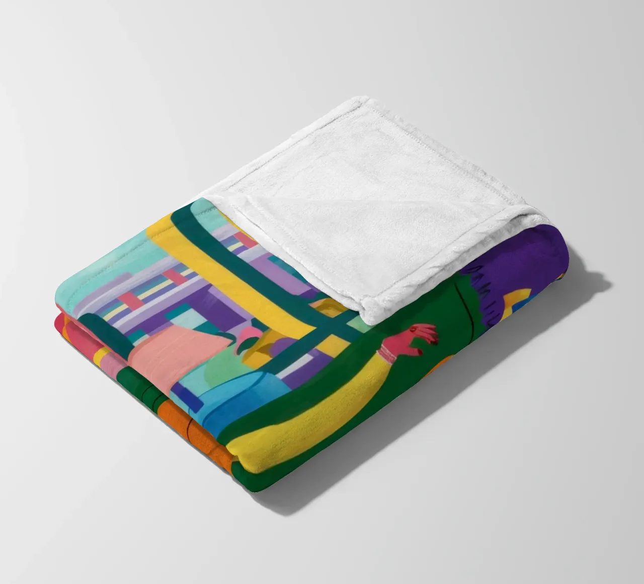 Sogno a scacchi del sonno coperta in pile da Dream Gesso