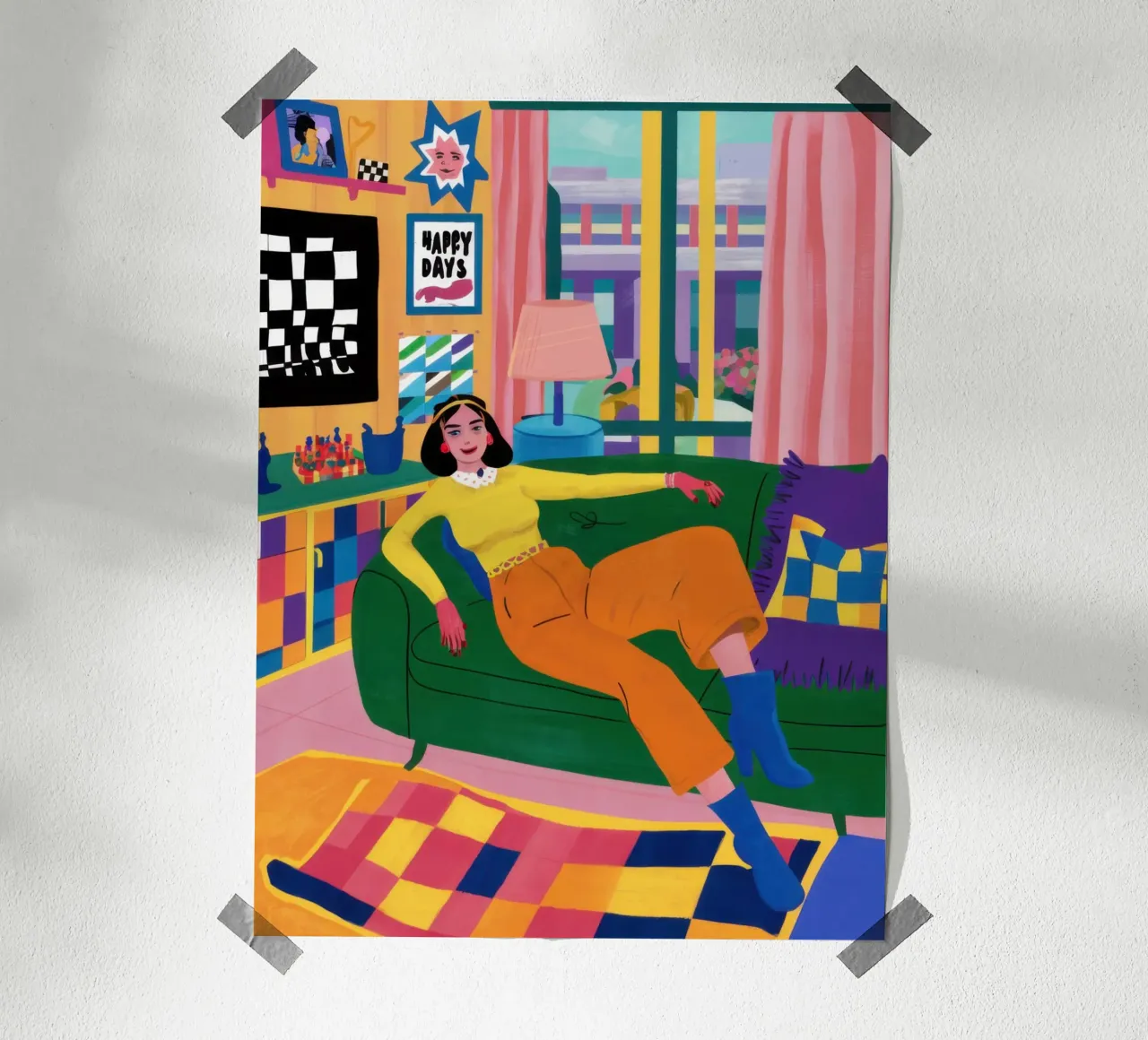 Sogno a scacchi del sonno carta hahnemühle da Dream Gesso