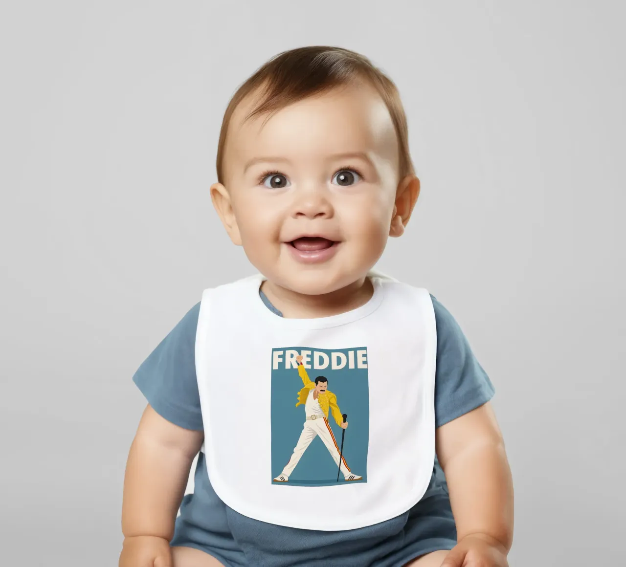Freddie Mercury bavaglino da DGUnder