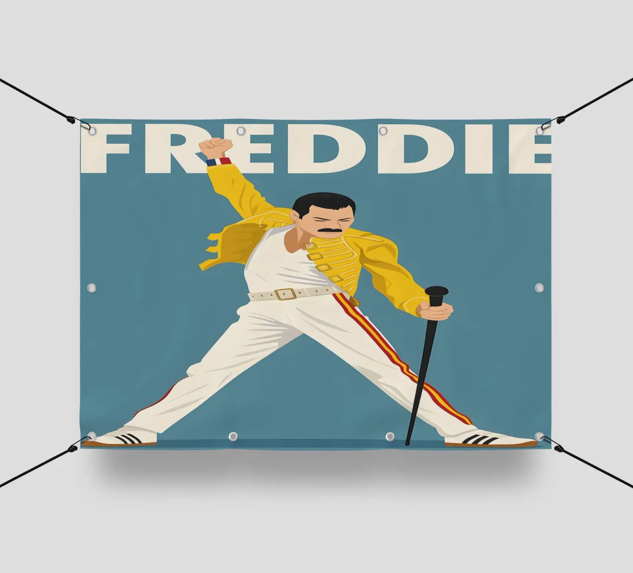 Freddie Mercury telo in pvc da DGUnder