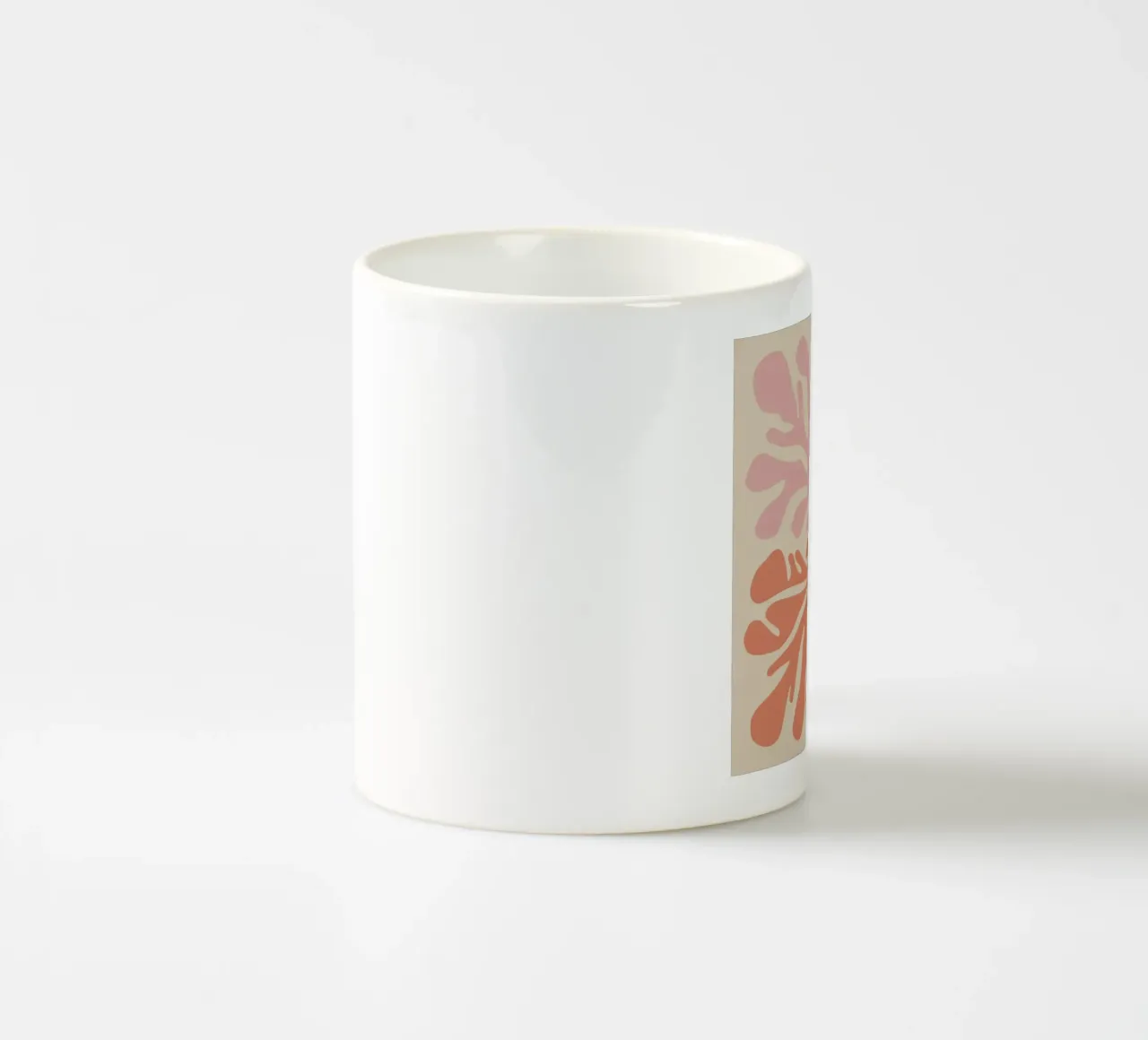 Quartetto di foglie tazza in ceramica da Ink Pulse