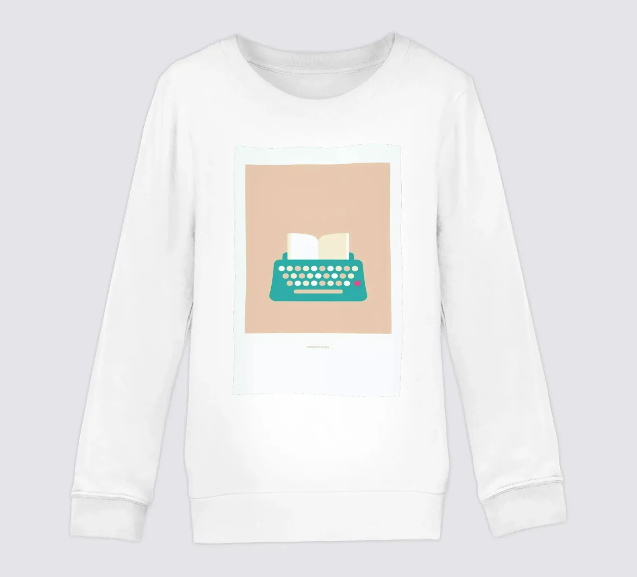 Paperback Writer kids sweatshirt by Christophe Gowans